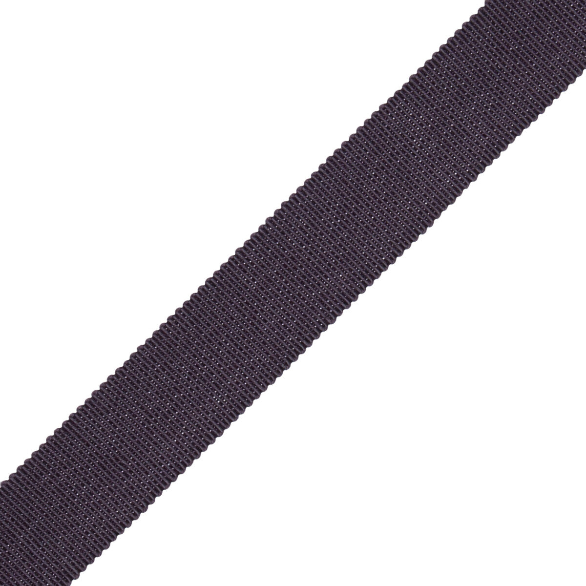 1" French Grosgrain Ribbon Trim by Samuel & Sons in Granite