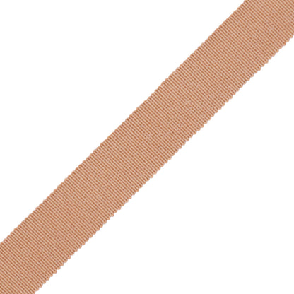 1" French Grosgrain Ribbon Trim by Samuel & Sons in Camel