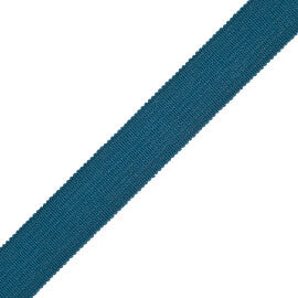 1" French Grosgrain Ribbon Trim by Samuel & Sons in Peacock