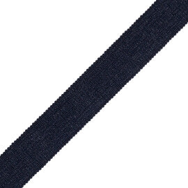 1" French Grosgrain Ribbon Trim by Samuel & Sons in Midnight