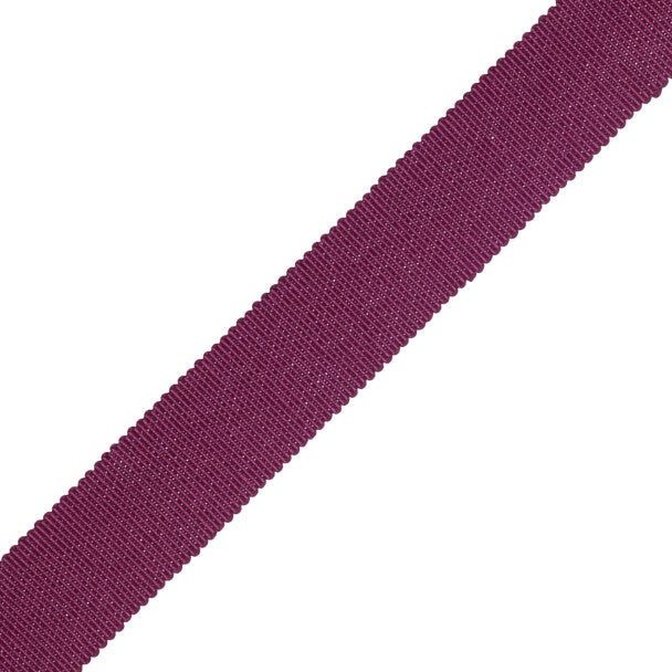 1" French Grosgrain Ribbon Trim by Samuel & Sons in Plum