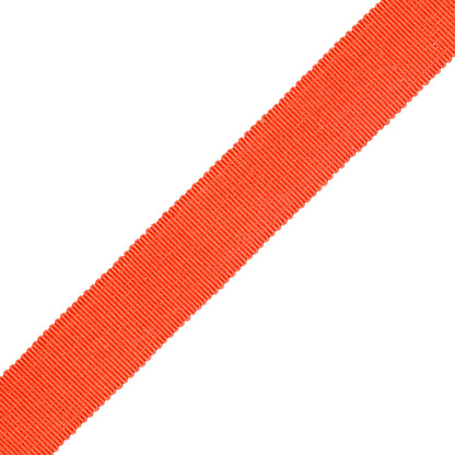 1" French Grosgrain Ribbon Trim by Samuel & Sons in Coral