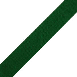1" French Grosgrain Ribbon Trim by Samuel & Sons in Forest Green