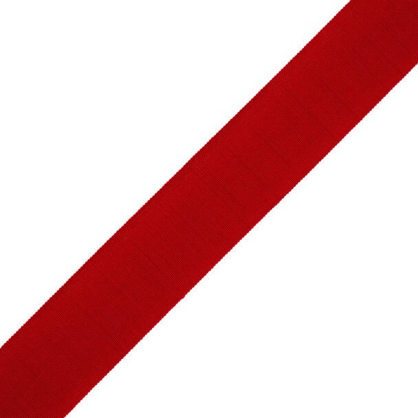 1" French Grosgrain Ribbon Trim by Samuel & Sons in Crimson
