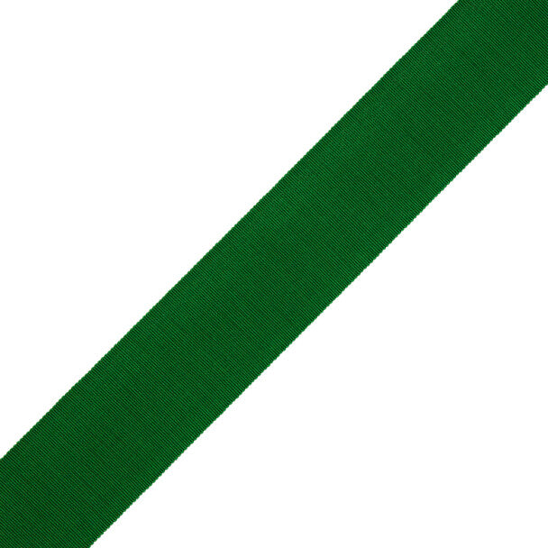 1" French Grosgrain Ribbon Trim by Samuel & Sons in Emerald