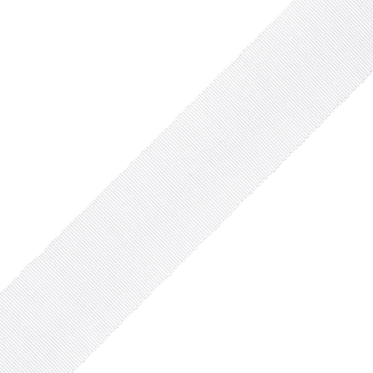 1.5" French Grosgrain Ribbon Trim by Samuel & Sons in White