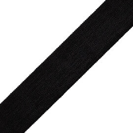 1.5" French Grosgrain Ribbon Trim by Samuel & Sons in Black
