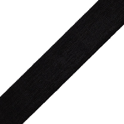 1.5" French Grosgrain Ribbon Trim by Samuel & Sons in Black