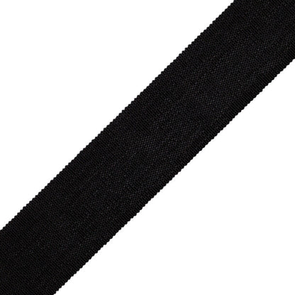 1.5" French Grosgrain Ribbon Trim by Samuel & Sons in Black