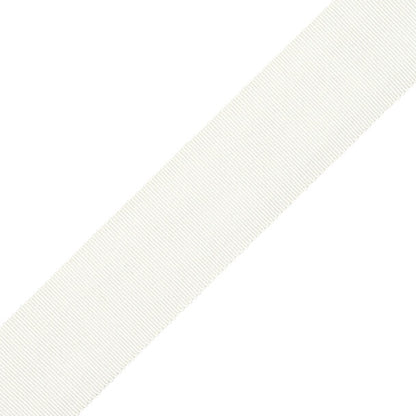 1.5" French Grosgrain Ribbon Trim by Samuel & Sons in Off White