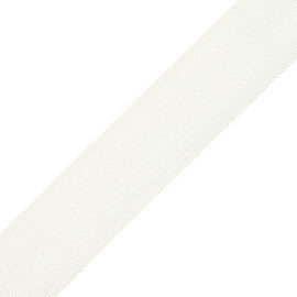1.5" French Grosgrain Ribbon Trim by Samuel & Sons in Off White