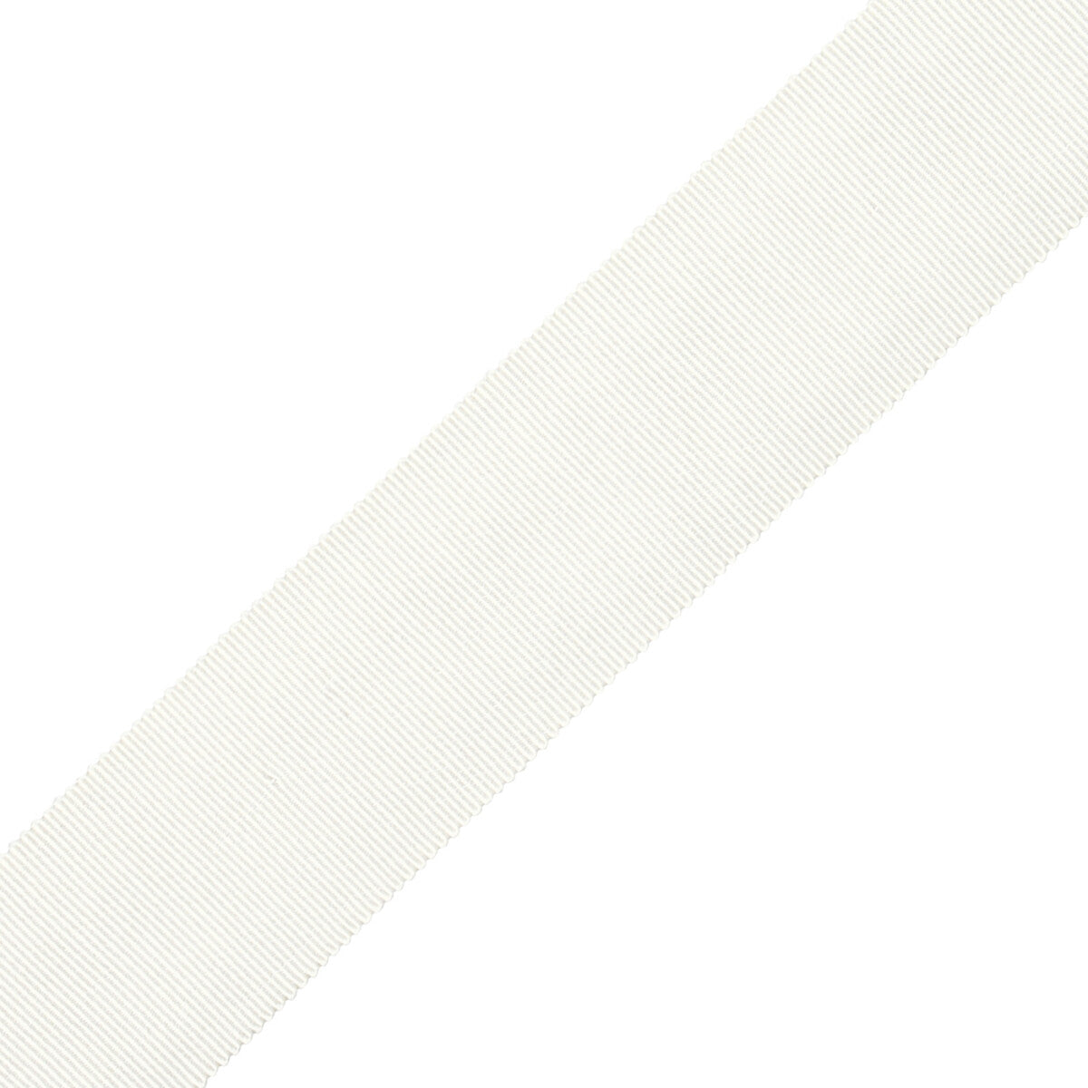 1.5" French Grosgrain Ribbon Trim by Samuel & Sons in Off White
