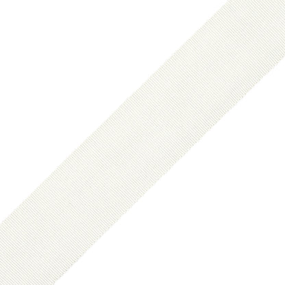 1.5" French Grosgrain Ribbon Trim by Samuel & Sons in Off White