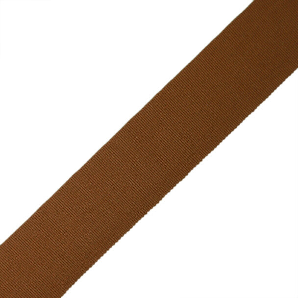 1.5" French Grosgrain Ribbon Trim by Samuel & Sons in Cocoa