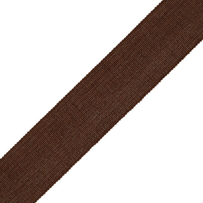 1.5" French Grosgrain Ribbon Trim by Samuel & Sons in Chocolate