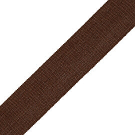 1.5" French Grosgrain Ribbon Trim by Samuel & Sons in Chocolate