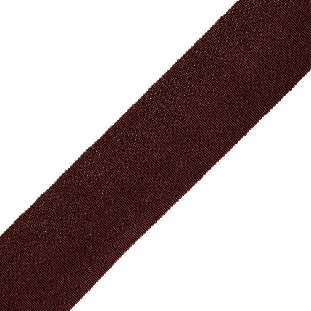 1.5" French Grosgrain Ribbon Trim by Samuel & Sons in Eggplant