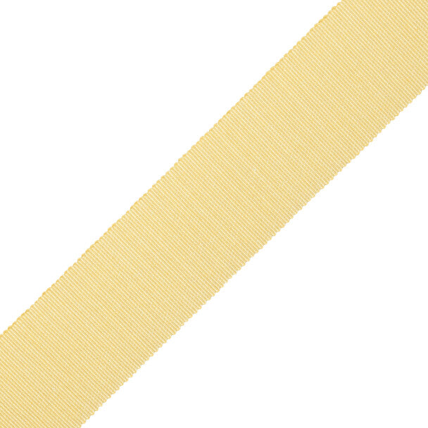 1.5" French Grosgrain Ribbon Trim by Samuel & Sons in Maize