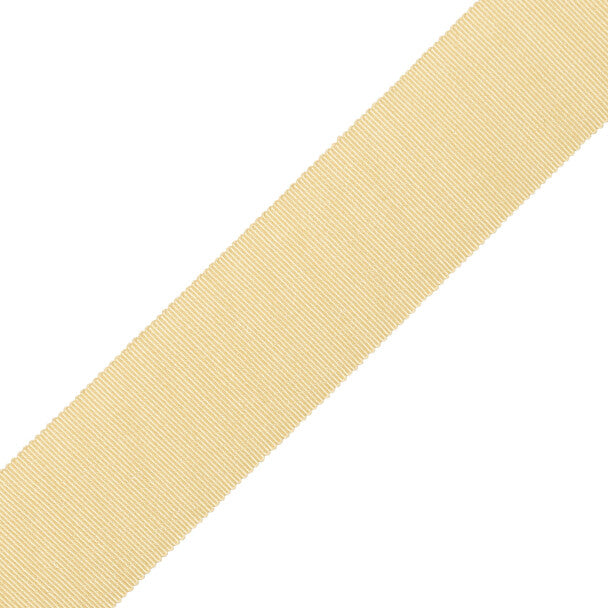 1.5" French Grosgrain Ribbon Trim by Samuel & Sons in Champagne