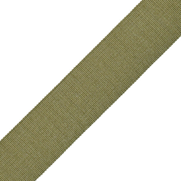 1.5" French Grosgrain Ribbon Trim by Samuel & Sons in Ivy
