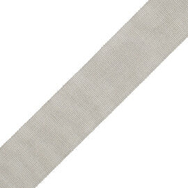 1.5" French Grosgrain Ribbon Trim by Samuel & Sons in Steel