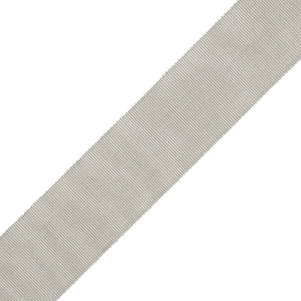 1.5" French Grosgrain Ribbon Trim by Samuel & Sons in Steel