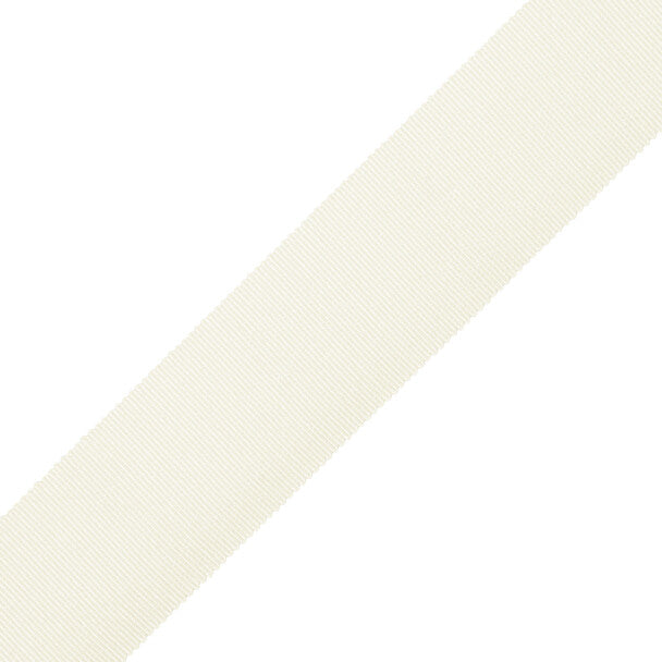 1.5" French Grosgrain Ribbon Trim by Samuel & Sons in Pearl