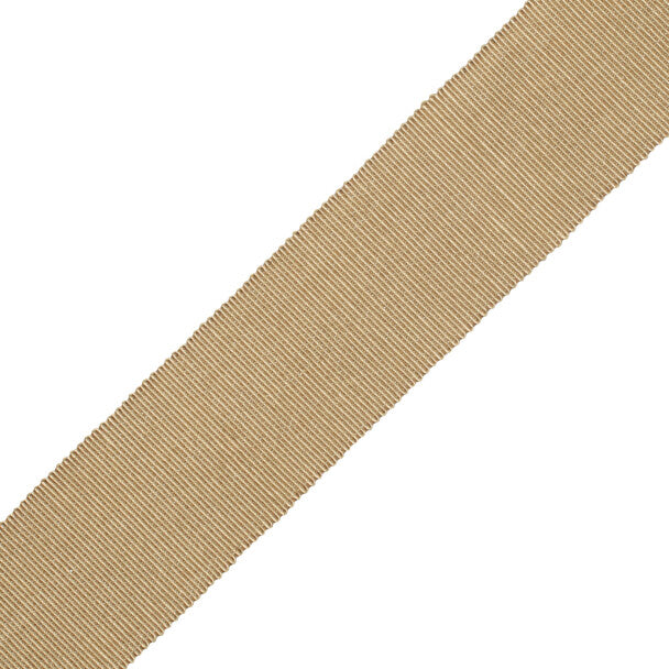 1.5" French Grosgrain Ribbon Trim by Samuel & Sons in Khaki