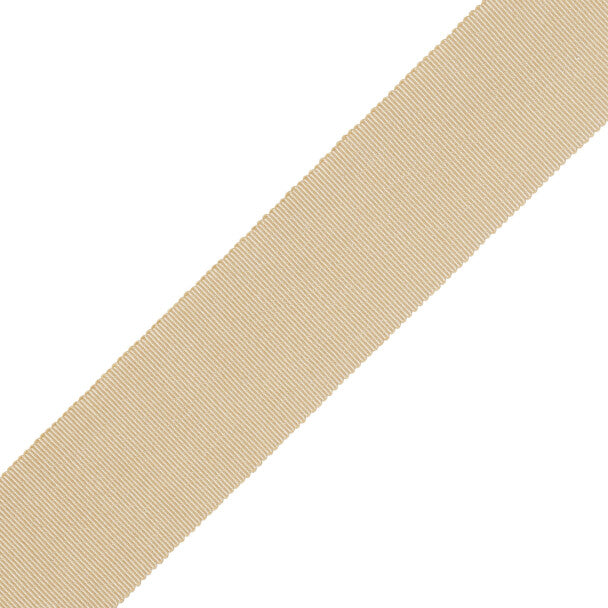 1.5" French Grosgrain Ribbon Trim by Samuel & Sons in Buff