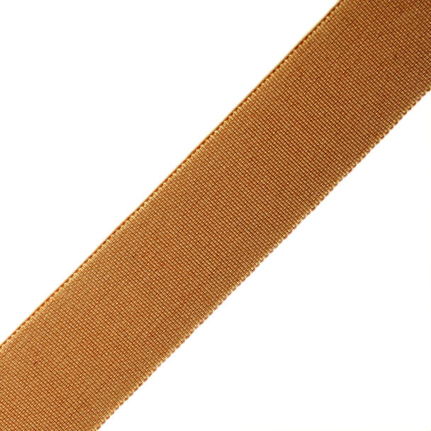 1.5" French Grosgrain Ribbon Trim by Samuel & Sons in Toast