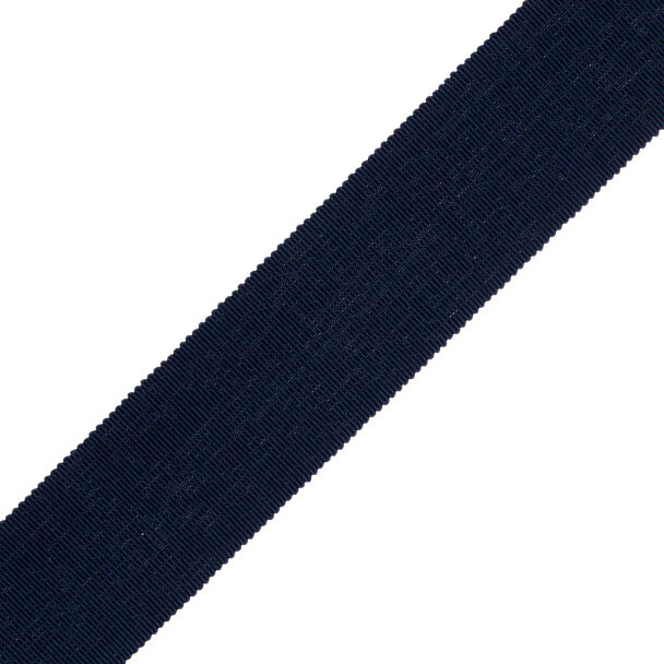 1.5" French Grosgrain Ribbon Trim by Samuel & Sons in Navy