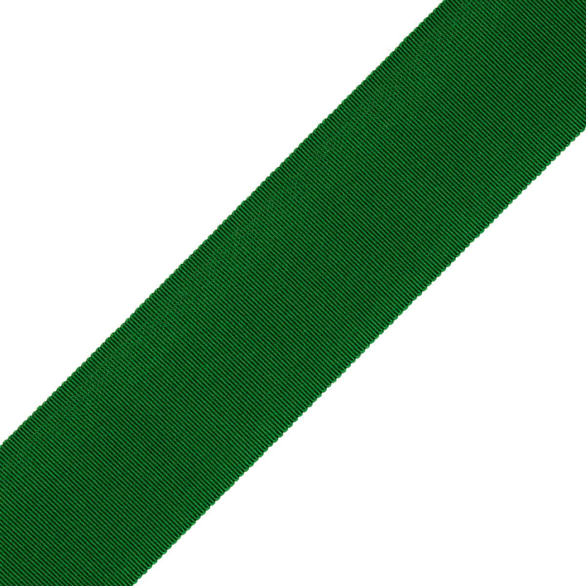 1.5" French Grosgrain Ribbon Trim by Samuel & Sons in Emerald
