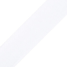 2" French Grosgrain Ribbon Trim by Samuel & Sons in White
