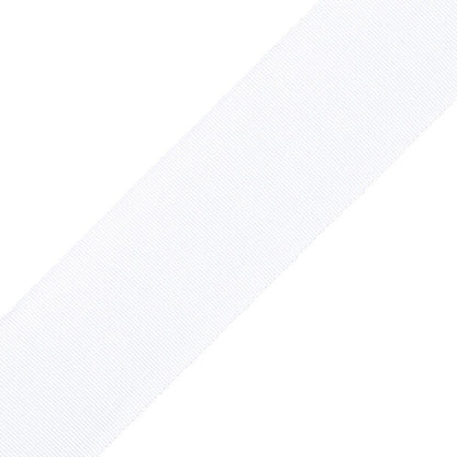 2" French Grosgrain Ribbon Trim by Samuel & Sons in White