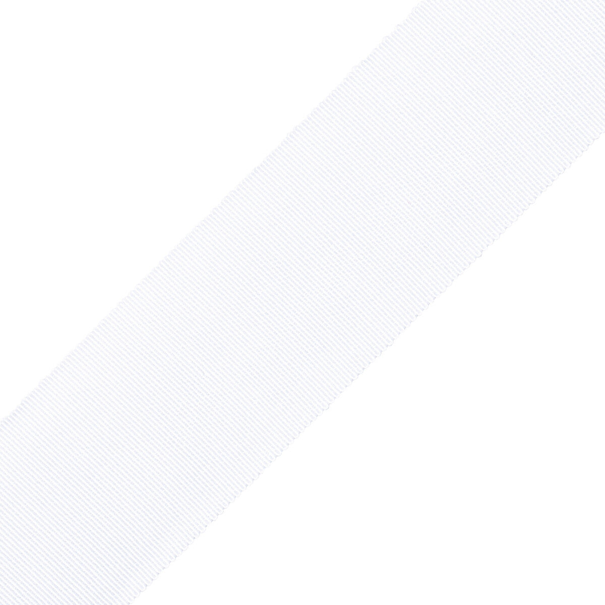 2" French Grosgrain Ribbon Trim by Samuel & Sons in White