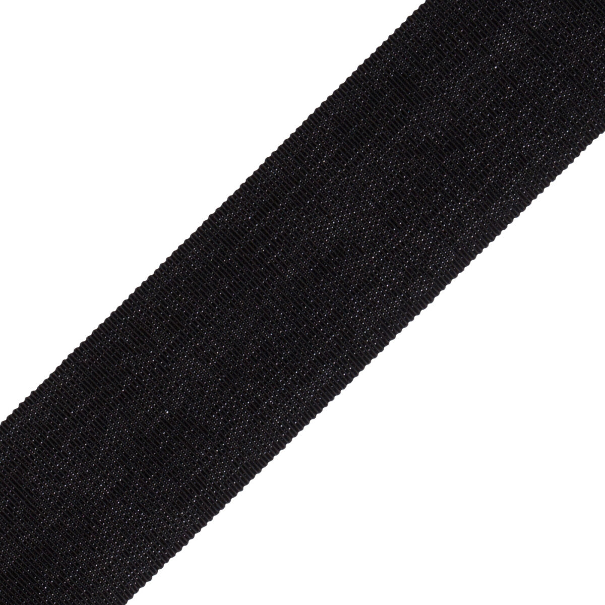 2" French Grosgrain Ribbon Trim by Samuel & Sons in Black