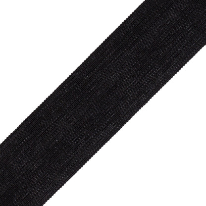 2" French Grosgrain Ribbon Trim by Samuel & Sons in Black