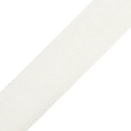 2" French Grosgrain Ribbon Trim by Samuel & Sons in Off White