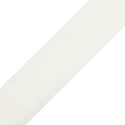 2" French Grosgrain Ribbon Trim by Samuel & Sons in Off White