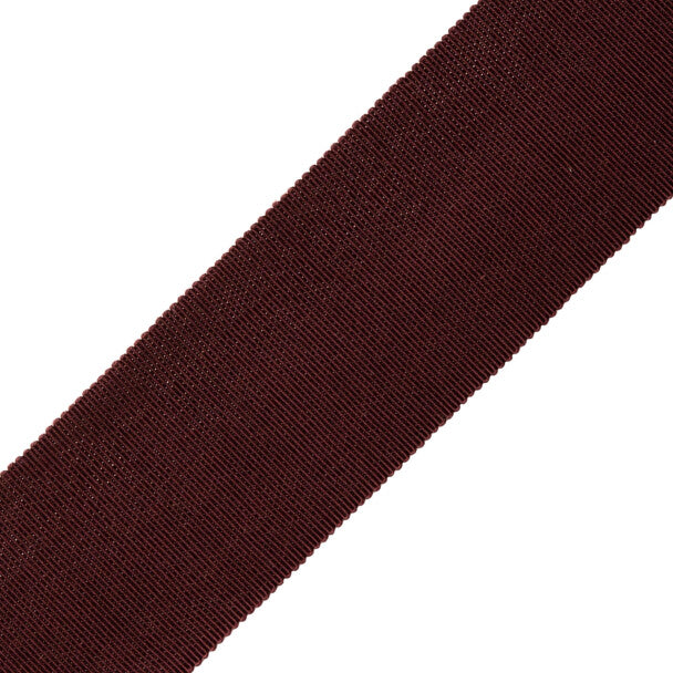 2" French Grosgrain Ribbon Trim by Samuel & Sons in Eggplant