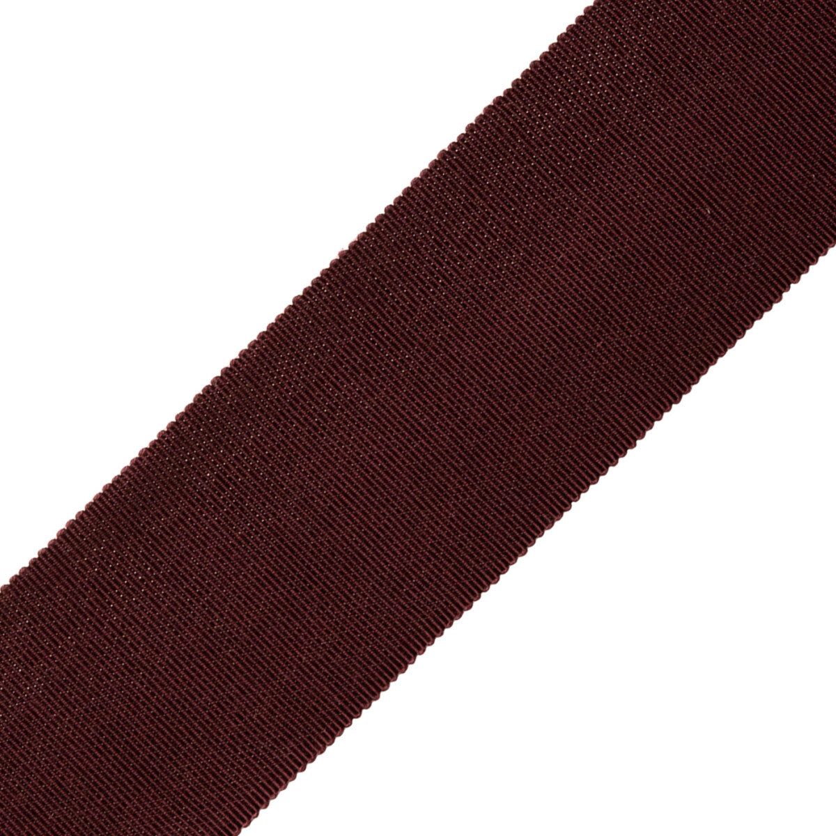 2" French Grosgrain Ribbon Trim by Samuel & Sons in Eggplant