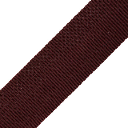 2" French Grosgrain Ribbon Trim by Samuel & Sons in Eggplant