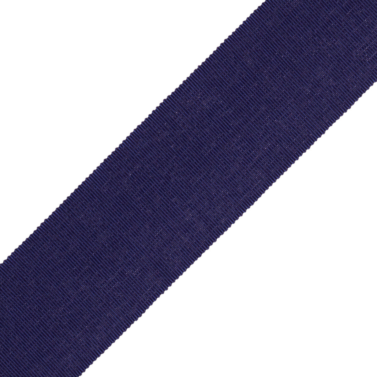 2" French Grosgrain Ribbon Trim by Samuel & Sons in Ink Blue