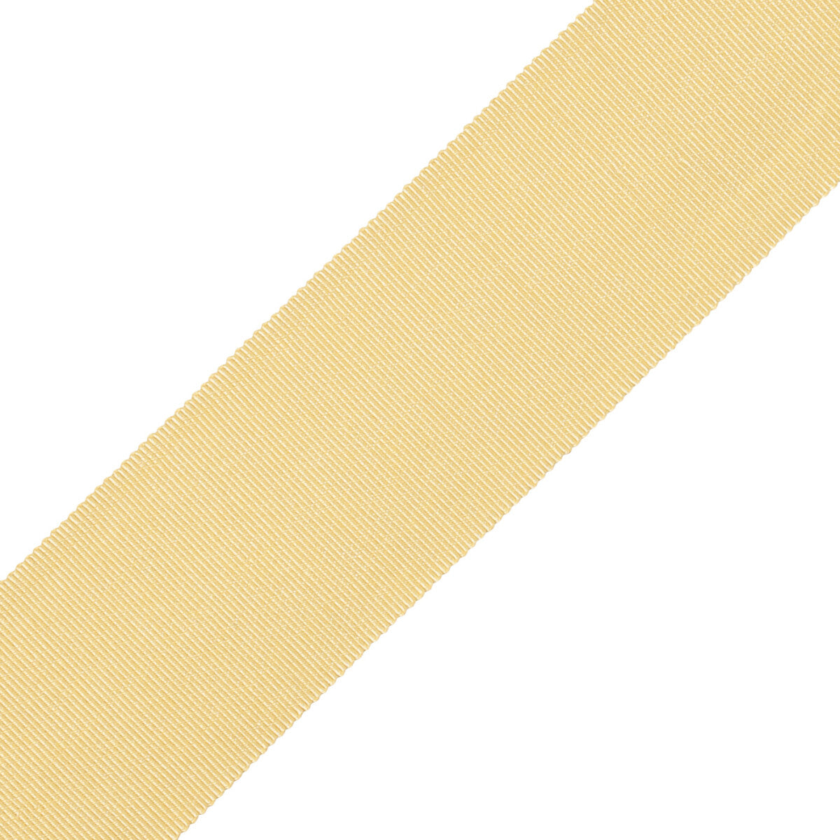 2" French Grosgrain Ribbon Trim by Samuel & Sons in Maize