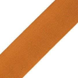 2" French Grosgrain Ribbon Trim by Samuel & Sons in Ginger