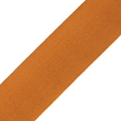 2" French Grosgrain Ribbon Trim by Samuel & Sons in Ginger