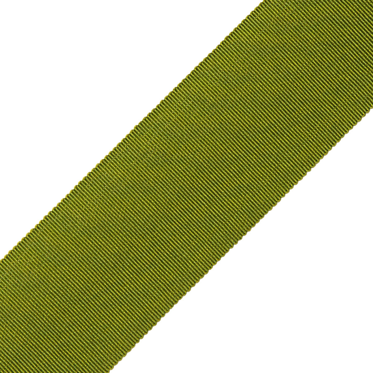 2" French Grosgrain Ribbon Trim by Samuel & Sons in Olive