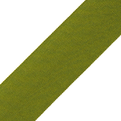 2" French Grosgrain Ribbon Trim by Samuel & Sons in Olive