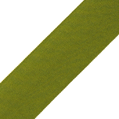 2" French Grosgrain Ribbon Trim by Samuel & Sons in Olive