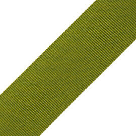 2" French Grosgrain Ribbon Trim by Samuel & Sons in Olive